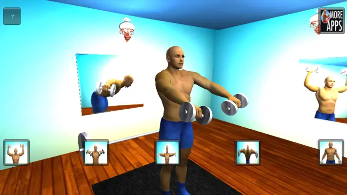 Shoulder 3D Workout Exercise android App screenshot 1